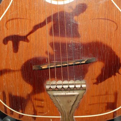 1957 RARE United Buckeye Cowboy Guitar Pro Setup Plays Great! image 3