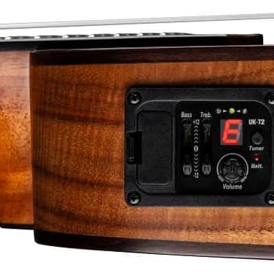 Luna High Tide Ukulele Uke Koa Concert w/Preamp UKEHTCKOA image 2