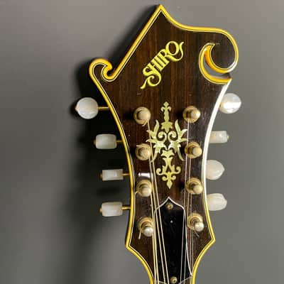 Vintage 1980 Shiro F-Style Mandolin MIJ Sunburst w/ Hard Case image 9