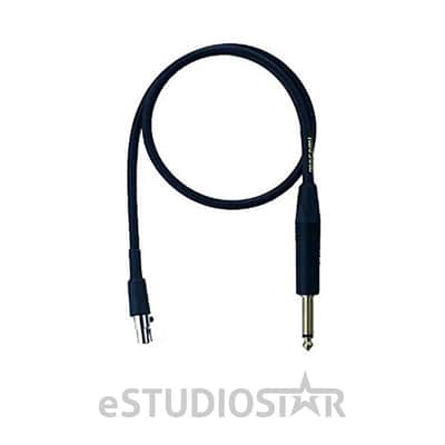 Mogami Gold BPSH-TS-24 TA4F to 1/4" TS Shure Belt Pack Cable - 24"