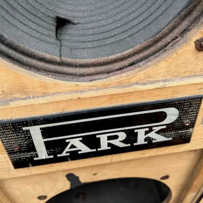 Vintage 1967 Park Marshall 2x12 Amplifier Cabinet Column Repairs Celestion T1221 image 6