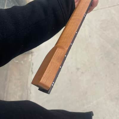 Headless Round head stainless steel 24frets Roasted maple electric guitar neck T profile Wheel truss rods Rosewood fingerboard image 7