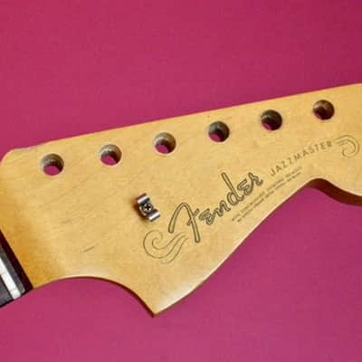 Vintage 1963 PRE-CBS Fender Jazzmaster Project Neck - Killer Tone Wood - Clay Dot RW Board! image 3