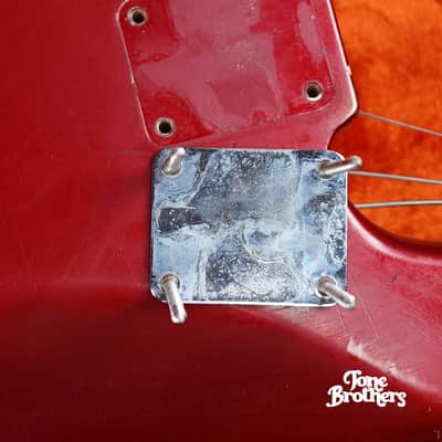 100% Original! 1965 Fender Jazz Bass - Candy Apple Red image 17