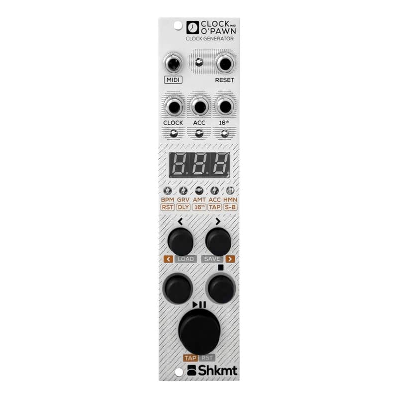 Shakmat Modular Clock O' Pawn mk2 Eurorack Clock Source Module image 1