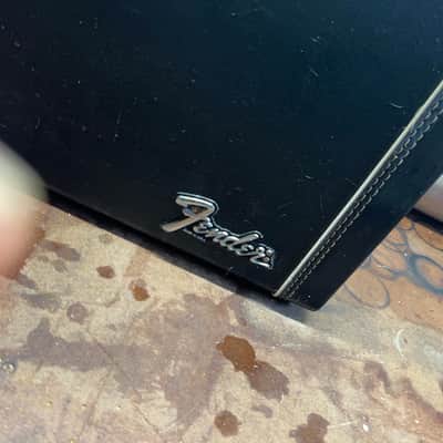 Fender stratocaster/ telecaster 70’S - Black / orange interior image 2