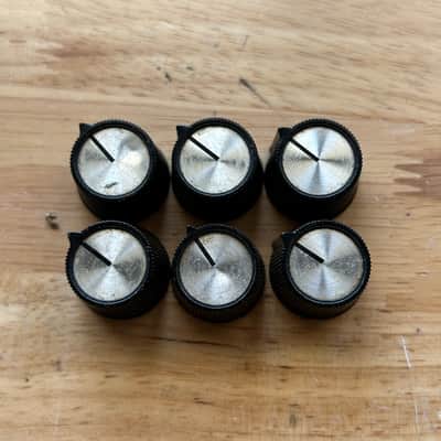 1970s Ampeg B15N Knobs Original Set of Six D Shaft image 1