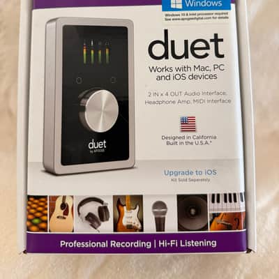 Apogee Duet 2 USB Audio Interface 2011 - 2012 - Black image 11