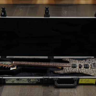 2013 Chris Campbell Custom Shop Super Strat Owned & Played by Fish Electric Guitar Grey Quilt + OHSC image 21