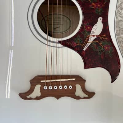 2024 Epiphone Limited Edition Dove PRO Acoustic Electric Mint w/ SKB Case image 7
