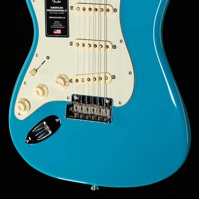 Fender American Professional II Stratocaster Miami Blue Rosewood Fingerboard Lefty (718) image 1