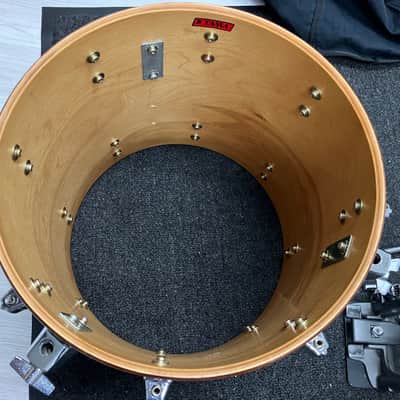 Tama Superstar 13x14 Floor Tom Drum Super Mahogany Finish image 9