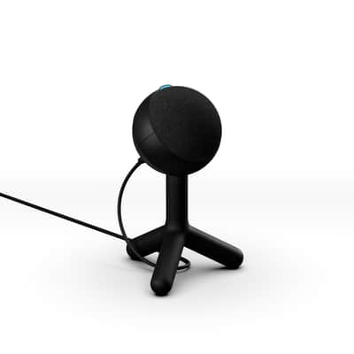 Logitech Yeti Orb Cardioid Condenser RGB USB-C Gaming Microphone, Black image 1