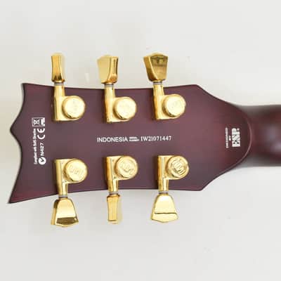 ESP LTD EC-1000T CTM Guitar in See Thru Black Cherry B-Stock 1447 image 7