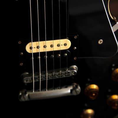 Burny Super Grade LP Style Ebony Electric Guitar Made in Japan Pre-Owned image 5