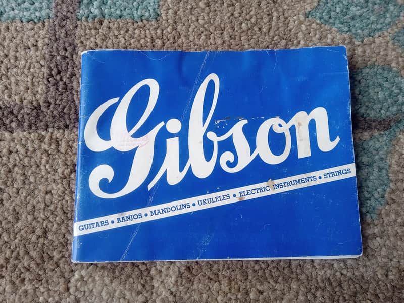 Vintage 1937 Gibson Full-Line Catalog X! Extremely Rare, Original Case Candy, Paperwork! image 1
