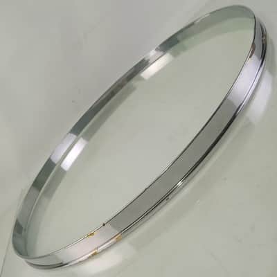 Gretsch 16"Broadkaster Single-Flange Floor Tom Drum Batter Rim/Hoop Chrome-Brass image 3