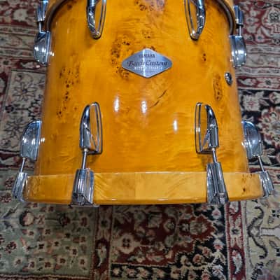 Yamaha Stage Custom/Beech Custom 4 Piece Shell Pack 14x12, 18x16, 20x18, 24x15 - Mapa Burl Veneer (C013-85) image 16