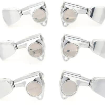 Gotoh SG301-04 Tuners - 3+3 Chrome  Keystone Buttons image 2