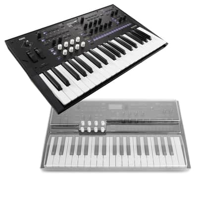 Korg Wavestate Wave Sequencing Synthesizer, Decksaver DS-PC-WAVESTATE Bundle