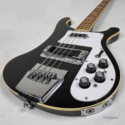 Rickenbacker 4001 JetGlo 4-String Bass 10.20lbs 1976 Hipshot #PI-6183 Pre-Owned image 5