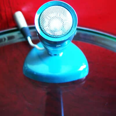 Vintage 1960's Lafayette PA-104 dynamic microphone w stand & cable Calrad Lafayette prop display # 1 image 6