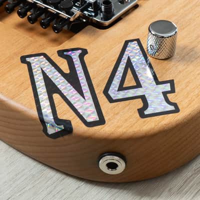 Washburn USA Nuno Bettencourt N4-NUNO VINTAGE Guitar, Ebony Fretboard, Natural image 16