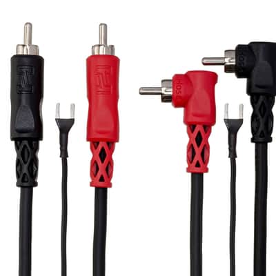 Hosa Dual Cable RCA - RCA RA Ground 1m image 4