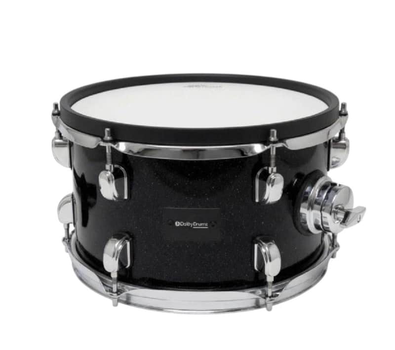 Dolby 10” Electronic Black Sparkle TOM w 6 Triggers for Roland Alesis Drum image 1