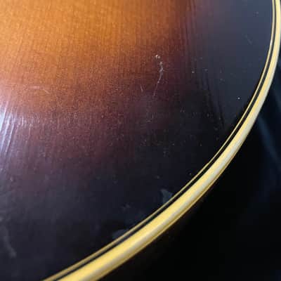 Gibson J-160E 1956 - Sunburst w/ original case image 5