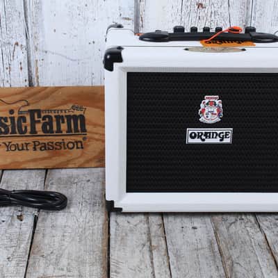 Orange Crush 20RT Limited Edition Orianthi White Electric Guitar Amplifier image 2
