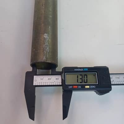 Musser M665B Brass Tube F# 52"x1.5"Symphonic Chime Tubular Bell *Cracked*-Parts image 6