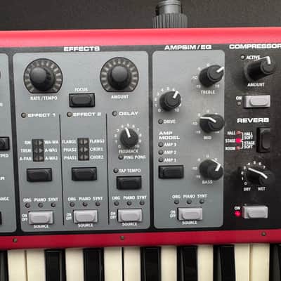 Nord Stage EX HA76 Hammer Action 76-Key Digital Piano 2008 - 2011 - Red image 7