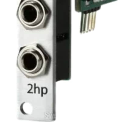 2hp Mix 4-Channel Audio Mixer Eurorack Synth Module, Silver image 2