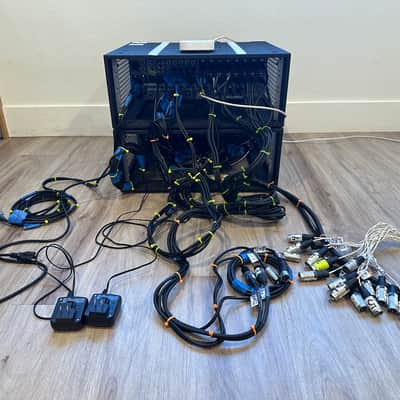 Behringer X32 Rack Complete Touring IEM Rig - Sennheiser G3, 16-Ch Split, Fly Racks & Cases image 6