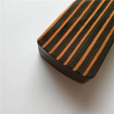 Zebra Wood 4 String Precision P Bass Style Neck, 20 Frets Fingerboard image 5