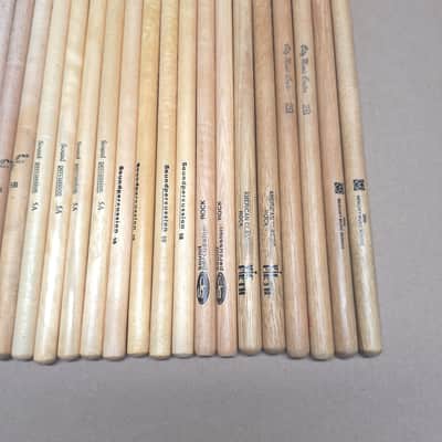 Lot of 16 Pairs of Drum Sticks 5A 5B 2B Rock Various Brands Lot 82-639 image 4