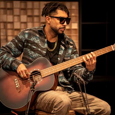 Ortega D7E-BFT-4 Deep Series 7 Spruce Top Mahogany Neck Medium Scale 4-String Acoustic-Electric Bass Guitar image 19