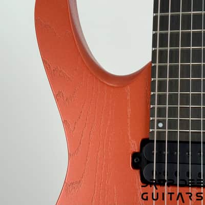 Mayones Duvell DT 7 7-String Baritone Electric Guitar w/ Case - Monolith Metallic Copper image 5
