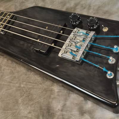 1983 Headless Aluminum Neck KRAMER Duke Deluxe Bass - Black image 13