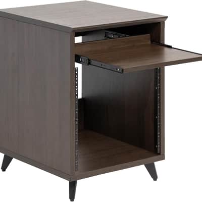 Gator 10U Recording Studio Effects Rack Desk Table Cabinet Brown image 2