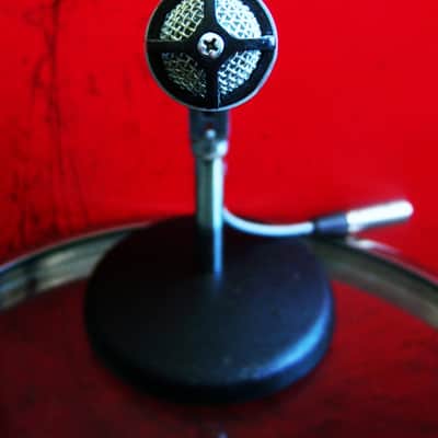 Vintage 1950's Electro-Voice 636 Omnidirectional Dynamic Microphone Hi Z w cable & stand 664 605 image 5