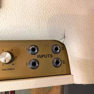 Marshall Limited Edition 35th Anniversary JTM 1962 Bluesbreaker 2-Channel 100-Watt 2x12" Guitar Combo 1997 - White Levant 100W Conversion image 8