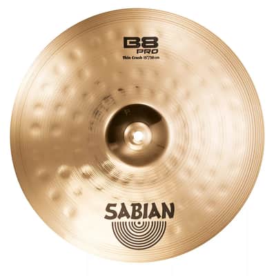 Sabian 15" B8 Pro Thin Crash Cymbal