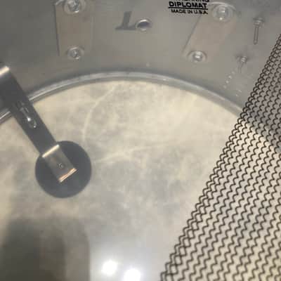 Slingerland - 1960s 6.5x14" Chrome over Brass Radio King – No. 142,  Niles Badge image 16