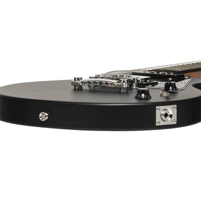 Stagg Standard Series, Electric Guitar With Solid Mahogany Body Flat Top Sel-Hb90 Blk image 6