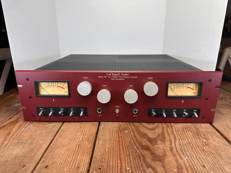 LaChapell Audio 992EG 2-Channel Tube Mic Preamp with Extended Gain 2010s - Red image 1
