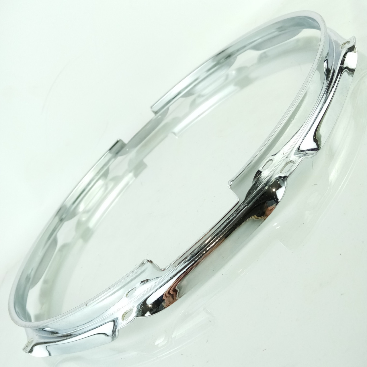 Ludwig 14"10Lug Super-Sensitive Snare Drum Resonant Rim/Hoop Vintage Chrome1.6mm — main photograph