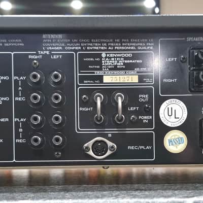 Kenwood KA-8100 DC Stereo Integrated Amplifier - Serviced image 10