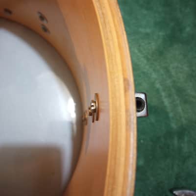 Ludwig 14"(Diameter)x10"(depth) Marching Snare Drum 1970's - Blue and Silver Sparkle image 11